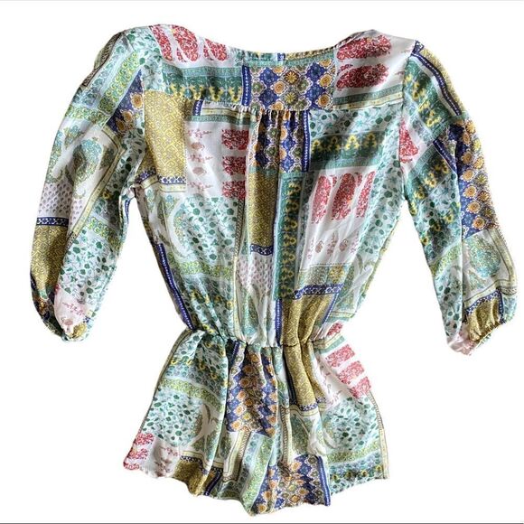 Million Bullpug Wm’s Sz Small V Neck Flowy Lined Lightweight Romper - Picture 5 of 6